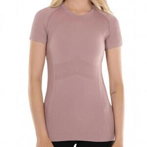NWT Anique Women's‎ Signature Short Sleeve Riding Equestrian Spiced Chai S Shirt